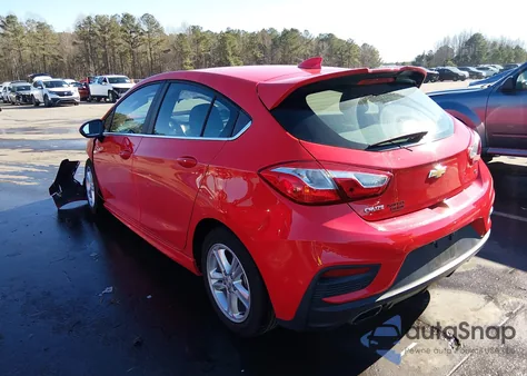 2017 Chevrolet Cruze Lt Auto из США, поврежденный, VIN 3G1BE6SM8HS584111